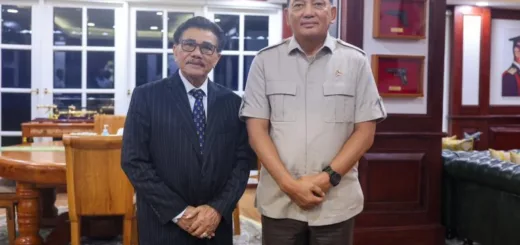 Sjafrie Sjamsoeddin dan Duta Besar Sitompul Bahas Kerja Sama Militer