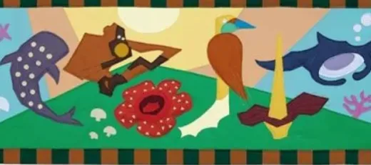 Google Doodle Rayakan Hari Cinta Puspa dan Satwa Nasional 2025