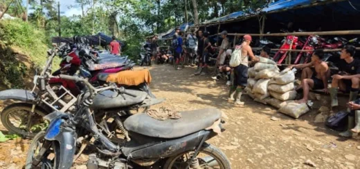 Tambang Emas Ilegal Menggeliat di Gunung Guruh Bogor Barat