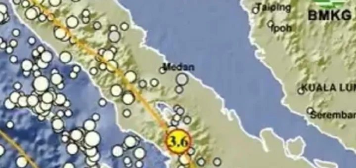 Gempa Magnitudo 3,6 Guncang Tapanuli Utara