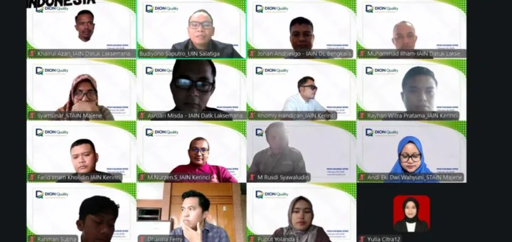 IAIN Kerinci Percepat Pembaruan SPMI Lewat Mentoring Nasional LPM PTKIN