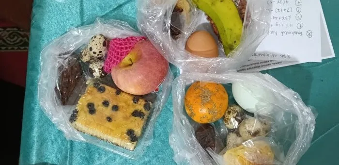 Dari Roti hingga Pisang, Siswa MTsN 2 Dapat Paket Makan Sehat