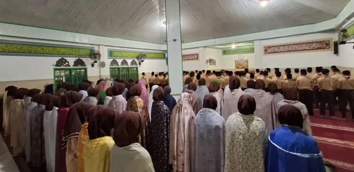 Pembinaan Spiritual Ramadhan, Siswa Madrasah Semangat Salat Dhuha Berjamaah