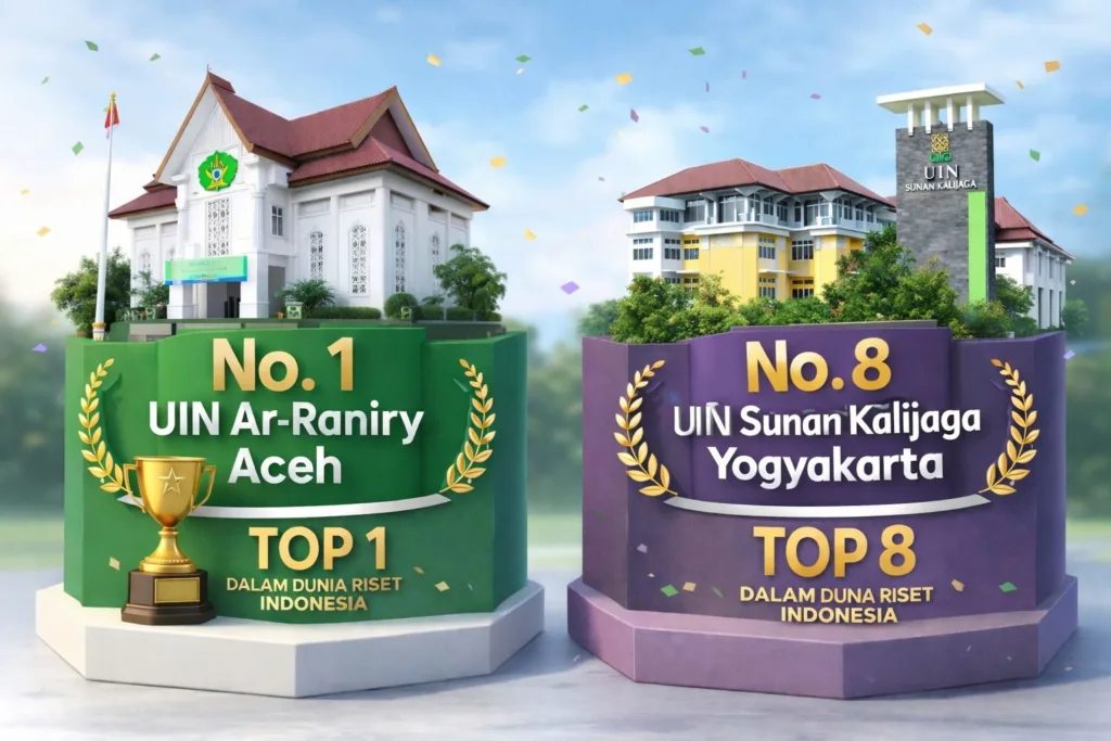 Universitas Islam Negeri Ar-Raniry Juara 1 Kampus Riset Terbaik Indonesia Versi Scimago Institutions Rankings 2026