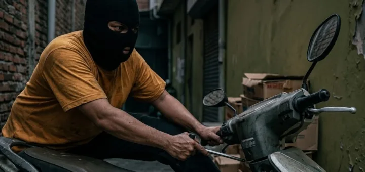 Usai Dengar Bisikan, Pria 35 Tahun Nekat Curi Motor di Jakarta Barat