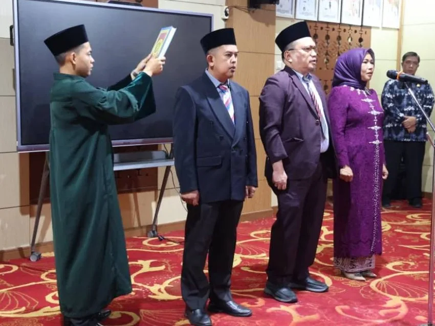 Tongkat Kepemimpinan RSUD Mayjen H.A Thalib Beralih ke dr. Rofi Irman