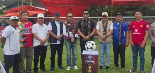 Puluhan Tim U-40 Ramaikan Turnamen Kapolres Cup I di Sungai Penuh