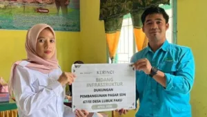 Sekolah Lebih Aman, Belajar Lebih Nyaman,Kontribusi PT. KMH di SDN Lubuk Paku