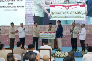 Negara Kembali Kuasai 2,3 Juta Hektare Hutan, Denda Rp10,2 Triliun Diserahkan