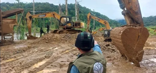 Satgas PKH Bongkar Tambang Emas Ilegal Terorganisir di Nabire, 7 WNA China Diamankan