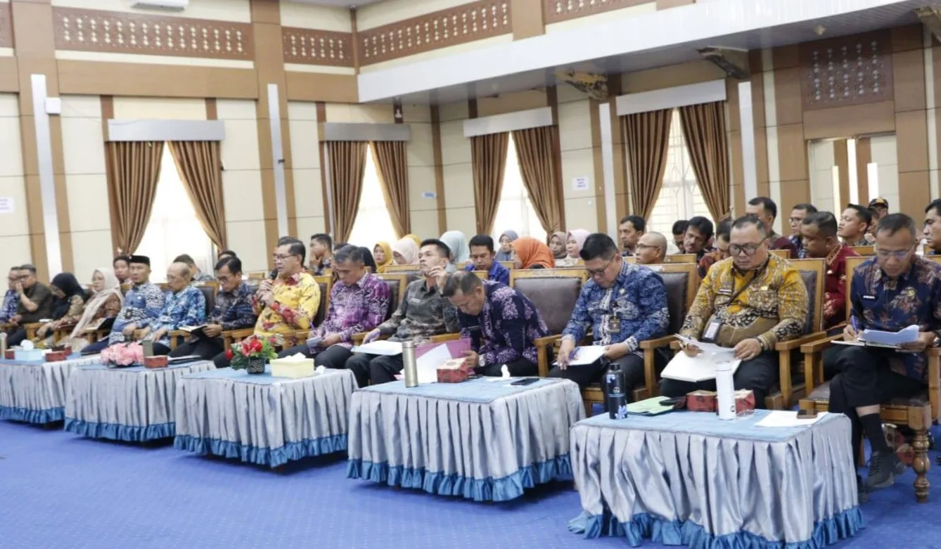 Demi Percepatan Pembangunan,Wali Kota Alfin Pimpin Evaluasi Pemungutan Pajak dan Retribusi