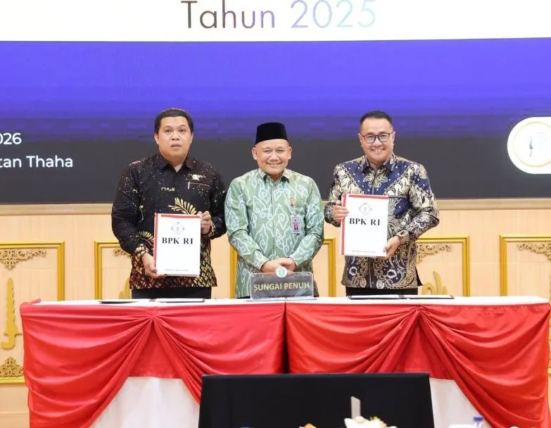 Sungai Penuh Kembali Raih WTP ke-14, Bukti Konsistensi Tata Kelola Keuangan Daerah