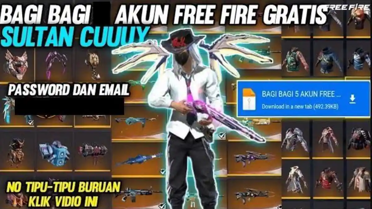Daftar Akun FF Sultan Gratis Agustus 2026, Lengkap dengan Tips Aman