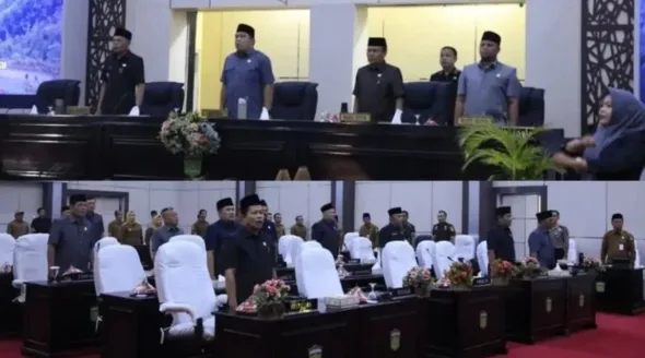 Rapat Paripurna II, Fraksi-Fraksi Sampaikan Pandangan Umum Atas Ranperda Pertanggungjawaban APBD 2025.