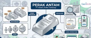 Harga Perak Antam Terbaru Tetap Rp39.050 per Gram, Cek Rinciannya