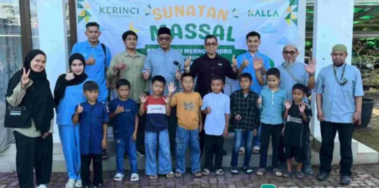Tak Hanya Bangun Listrik, PT Kerinci Merangin Hidro Bangun Kepedulian Lewat Khitan Massal