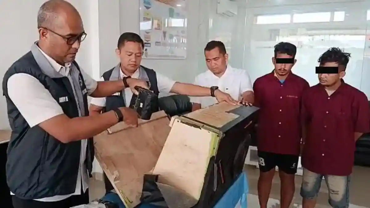 Polisi Gagalkan Penyelundupan 25 Kg Sabu ke Jambi, Dua Kurir Dijanjikan Upah Rp50 Juta
