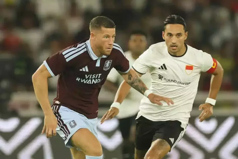 Aston Villa Tampil Dominan, Indonesia All Star Tertinggal 0-2 di Babak Pertama