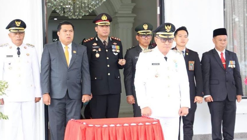 Wali Kota Alfin Pimpin Upacara HUT ke-81 RI, Remisi Warga Binaan Turut Diserahkan